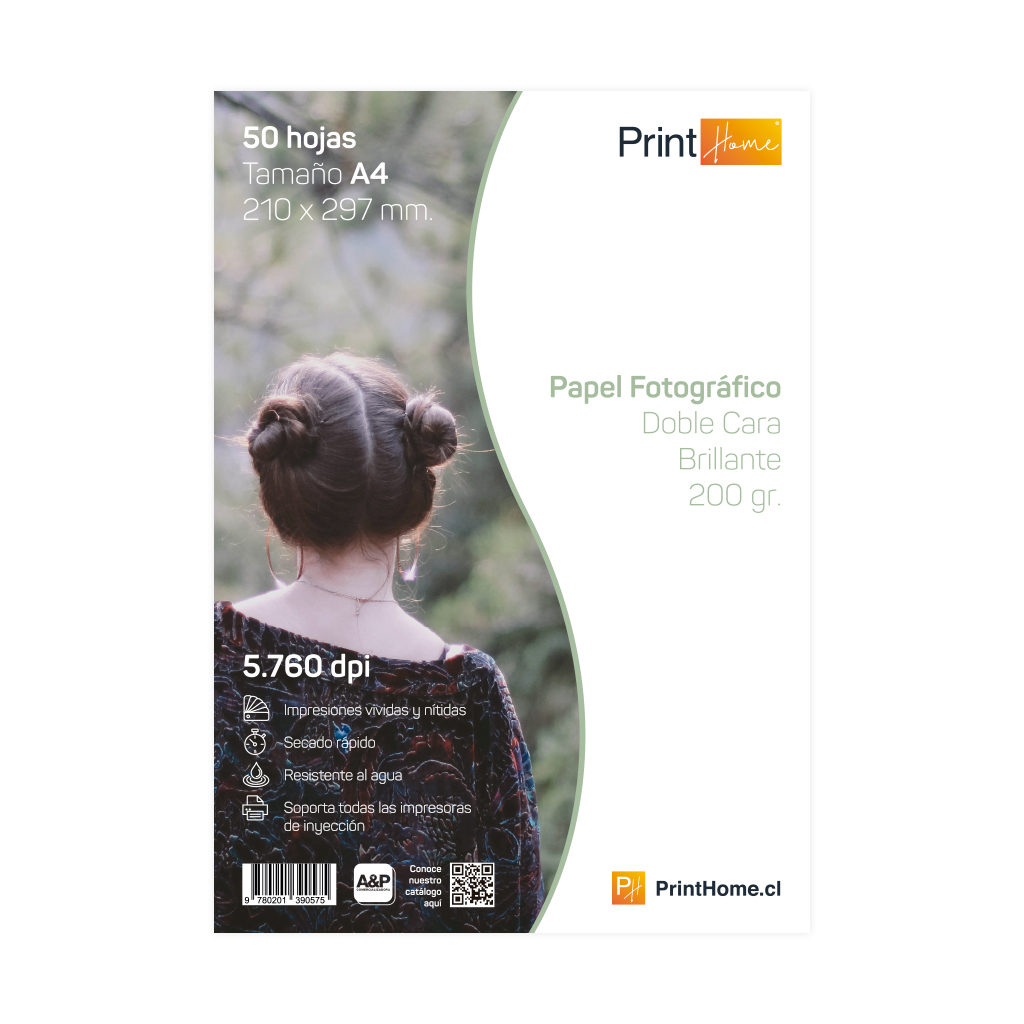 200 GR GLOSSY DOBLE CARA A4 X50HOJAS